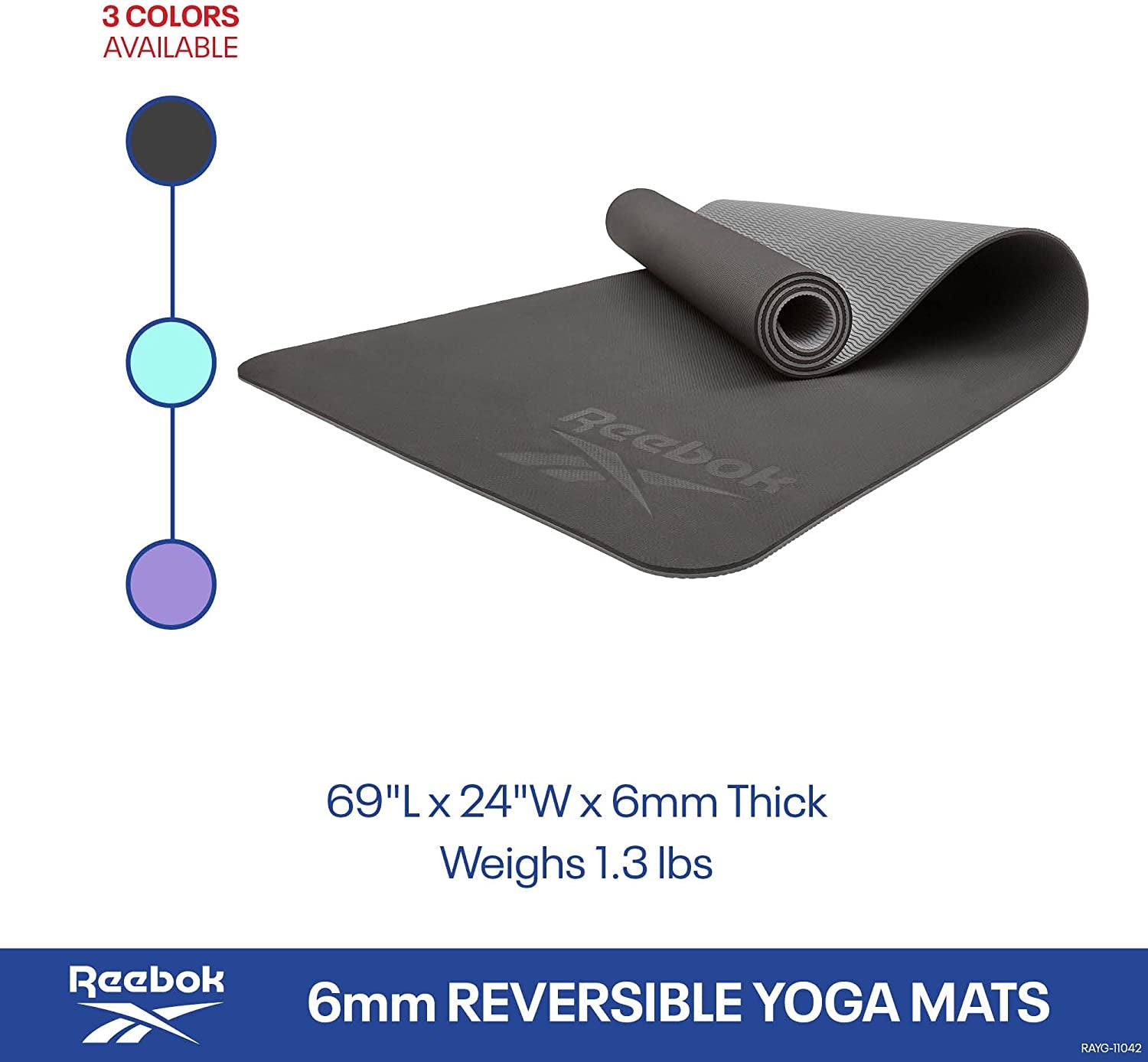 Double Sided 6 Mm Yoga Mat